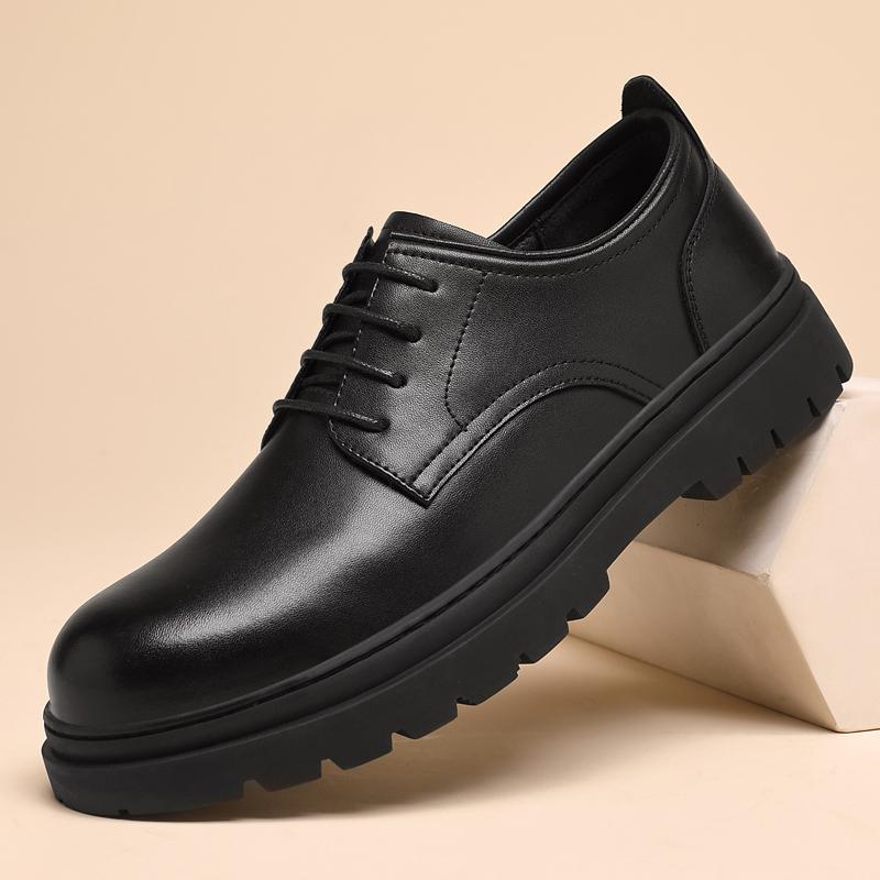 Fashion Leather Shoes For Man Genuine Leather Casual Shoes Fashion Business Oxford Shoes High Quality Designer Work Shoes