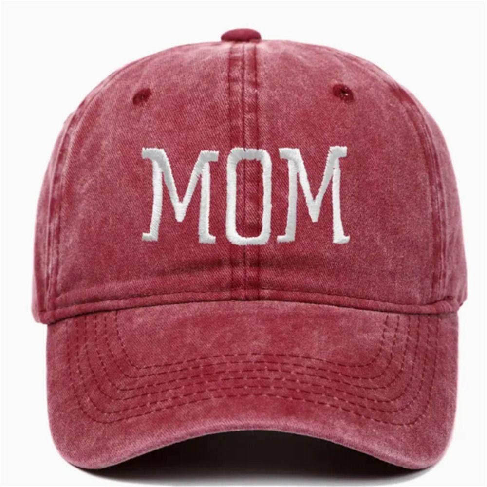 Vintage DAD MOM Embroidery Baseball Caps Adjustable Baseball Hats Men Women Distressed Faded Cap