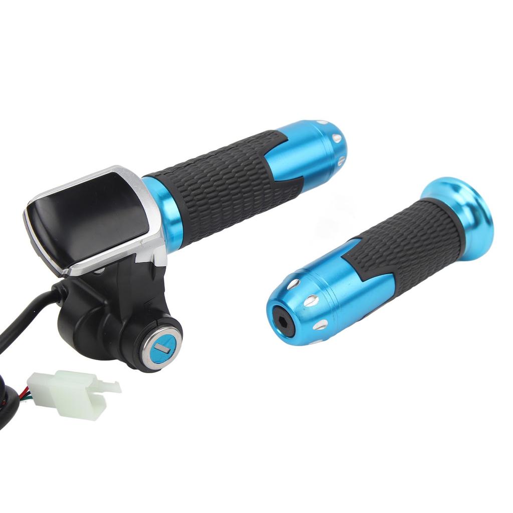 36V 350W Motor Speed Controller Square Display Screen Throttle Twist Grip Set with Lock for