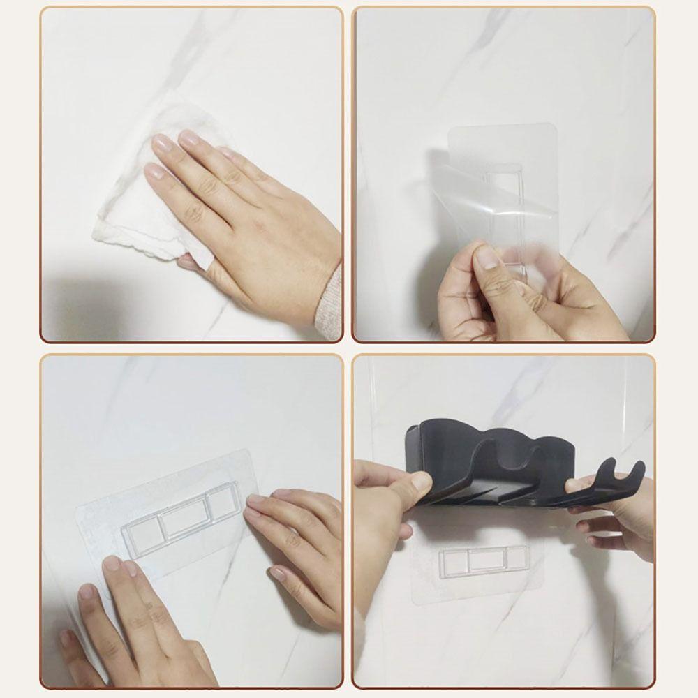 Plastic Hair Dryer Holder Black/White Sorting Bracket Durable Storage Rack