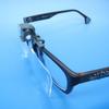 Glasses Magnifier Folding Clip On Loupe Eyeglass Lens Clear Lens 2X Magnifying Glasses
