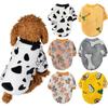 Soft Dog Fleece Pullover Pet Clothes Comfortable Cute Puppy Kitten Coats Sweater for Small Medium Dogs Cats Warm Winter Outfit