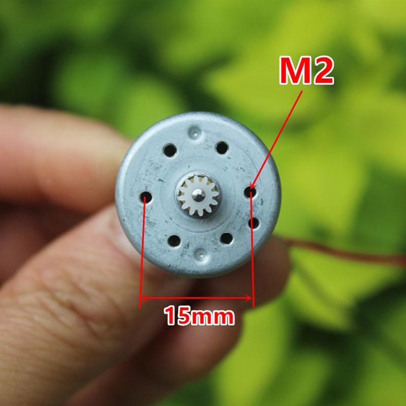 1 Piece Dc 3V 5V 6V 7400Rpm Mini 320 Motor Micro 24Mm Round Spindle Motor 12T Plastic Gear Diy Solar Power Fan Hobby Toy Model