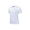 Solid Color Casual Sports Crew Neck Short Sleeve T-Shirt Men Tops Pure-White 952427103-5