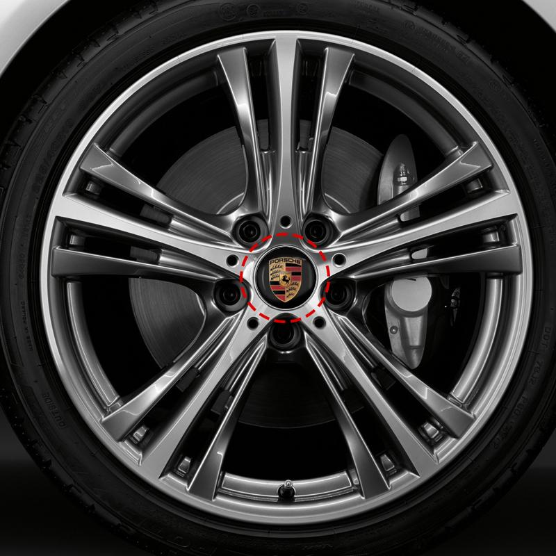 4Pcs Car Wheel Center Hub Center Cap Rim Hub Dustproof Cover Emblem Car Accessories For Porsche 911 Cayenne Panamera Macan Boxster Carrera GT 928 944