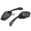 Black Universal Motorcycle Rear View Side Rearview Mirrors 8mm 10mm For Yamaha FZ1 FAZER FZ6 FZ6R FZ8 XJ6 MT-07 MT-09 FZ9 FZ-09