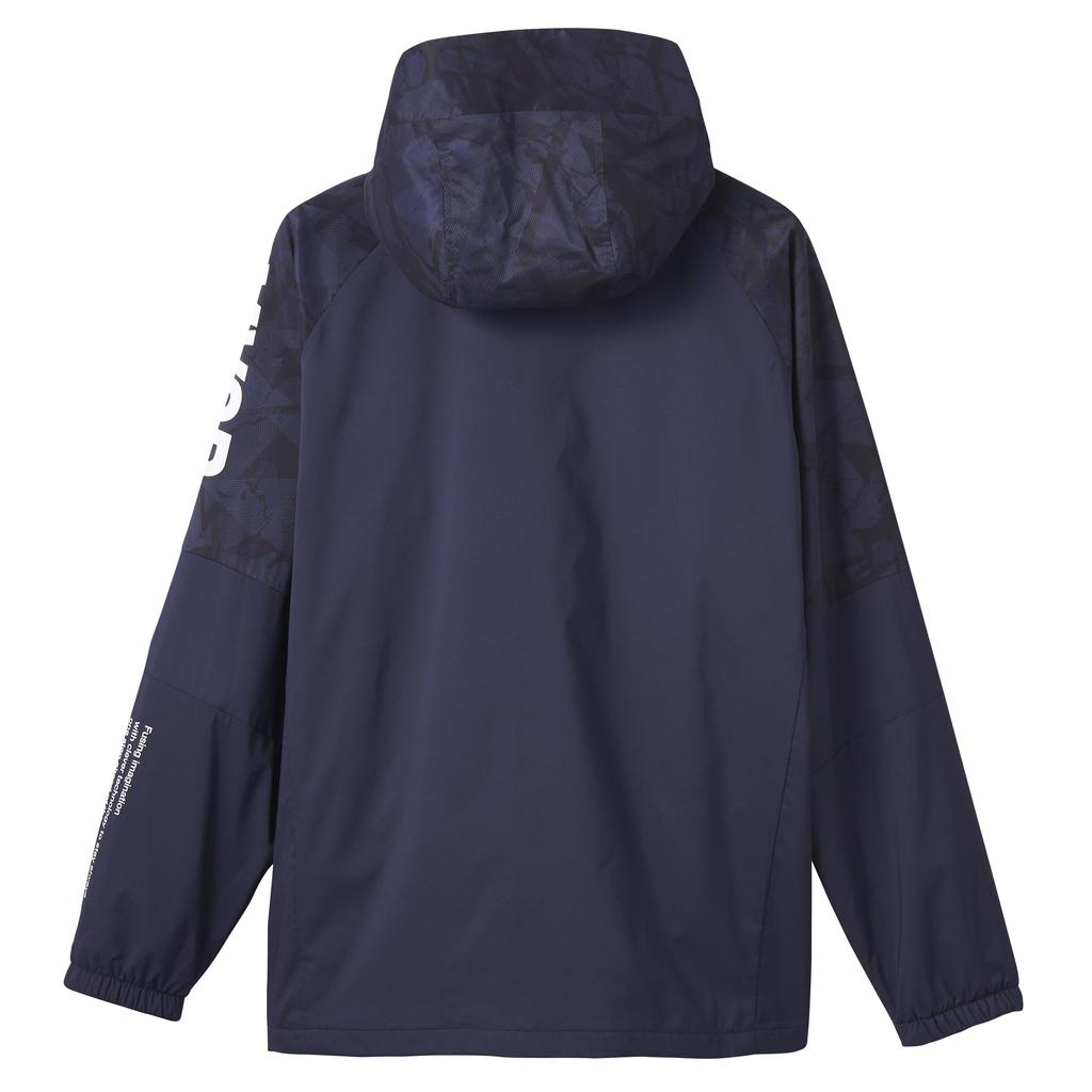 Windbreaker Descente HEATNAVI TOUGH Allover Graphic Full Zip Hoodie Training NVNV O [Move Sports]