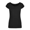 Build Your Brand Womens/Ladies Wide Neck T-Shirt