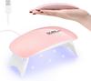 1pc UV LED Nail Lamp Mini 6W Nail Dryer Gel Polish Light Professional Quick Dry Curing Lamp for All Gel Nail Polish