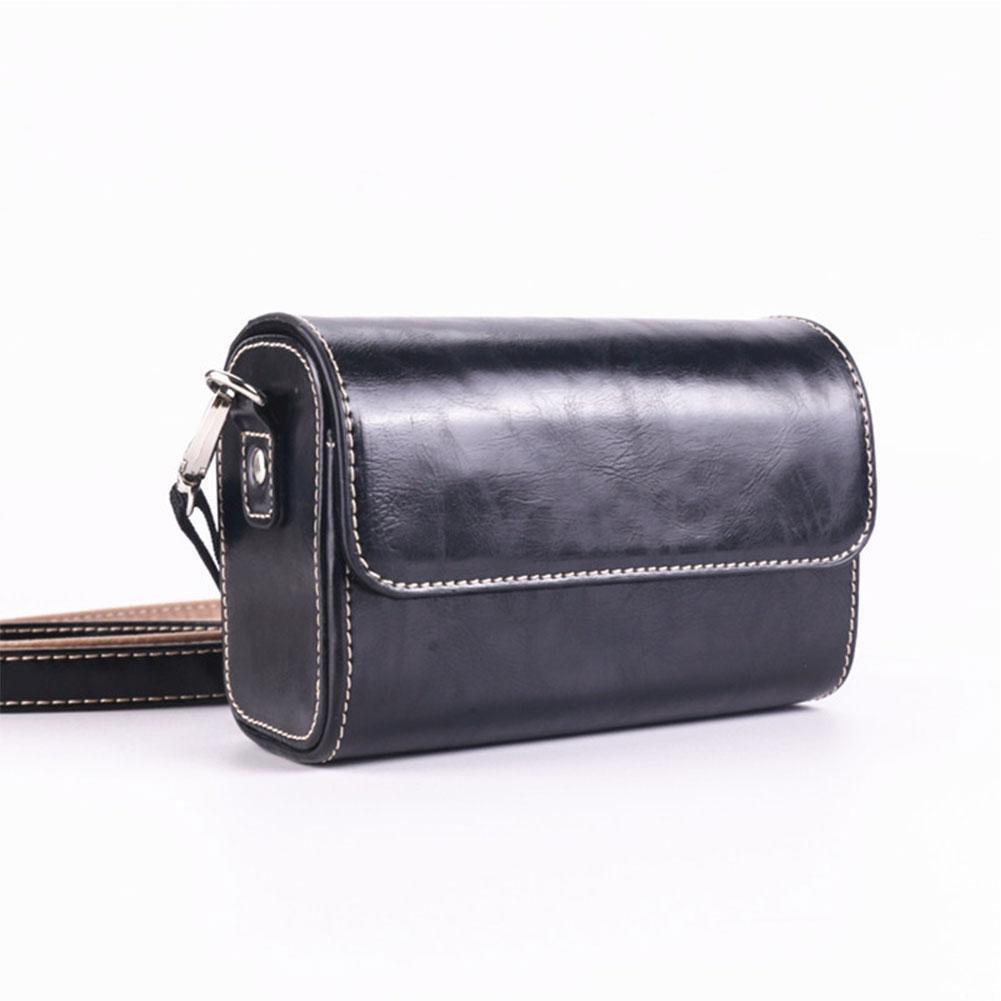 Retro Camera Leather Bag Case With Shoulder Belt for Sony HX90 RX100 G7X3 HX99 G7X2 SX730 For C E7L9