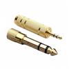 2 Pack Stereo 6.5mm To 3.5mm Jack Adapter 3.5mm To 6.5mm Speaker Connector Jack Aux Cable Headphone