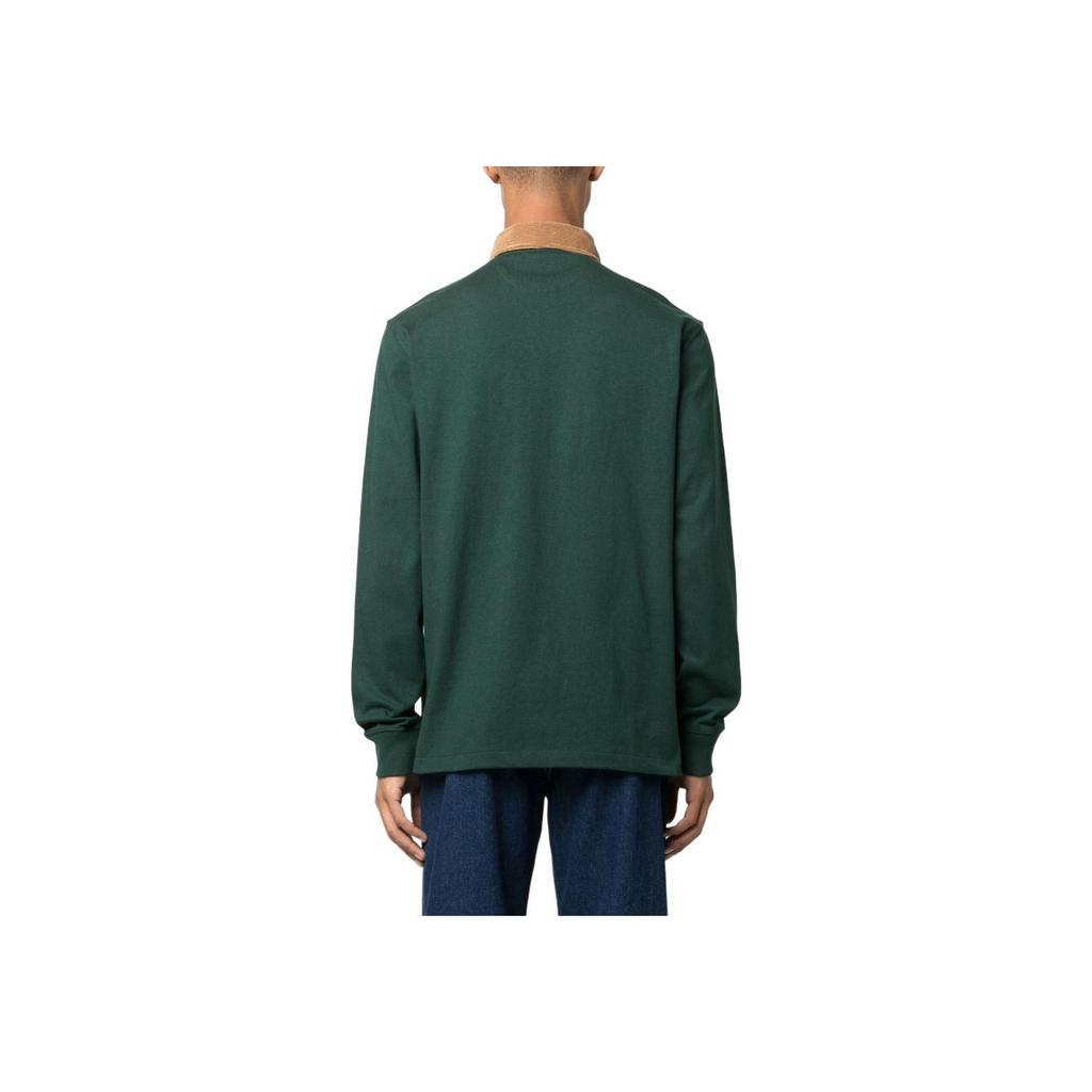 Polo Ralph Lauren Polo Bear Embroidered Long Sleeve Polo Shirt Men Tops Dark-Green 710878638-003