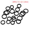 20Pcs Mixed Idle Tire Wheel Belt Loop Ldler Rubber Ring For Cassette Deck