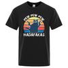 Pew Pew Madafakas Tshirt Men Short Sleeve Novelty Funny Cat T Shirt Vintage Summer Tops Shirts Tee T-Shirt Crew Neck Streetwear