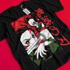 Demon Slayer Shirt Shinobu Kocho Tshirt Tanjiro T-Shirt Muzan Doma Kokushibo Tee BB941
