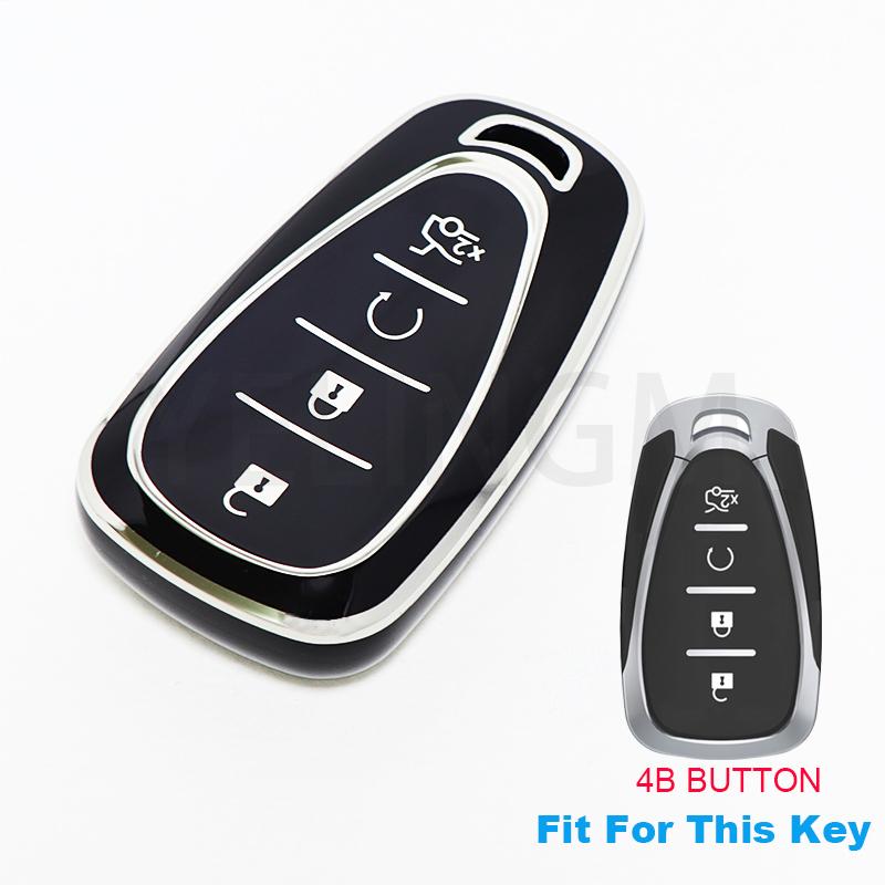 Car Key Case Cover For Chevrolet Chevy Cruze Traverse Spark Equinox Sonic Volt Bolt Malibu Camaro 2/3/4/5 Buttons Auto Shell Fob