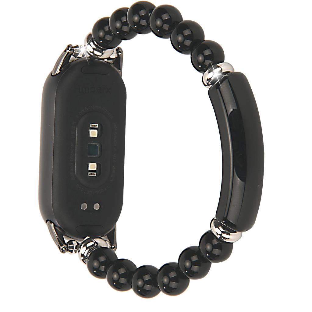 For Xiaomi Smart Band 9/8 Watch Strap Stylish Beaded Bracelet Wrist Band