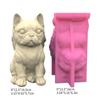 Unique Silicone Mould 3D Flower  Molds Cute Dog Shaped Pen Holder Moulds for  Succulent  and Pen Holder