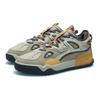 Li Ning CF Flash Star Comfortable Non-Slip Shock Absorbing Low-Top Sneakers Men Sneakers Yellow Gray AGCR289-4