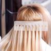 20 PCS Keratin Extension Heat Shield Guards - Multi Hole Long Rectangle Protector for Pre - Bonded & K - Tip Extensions Hair Extension Tools