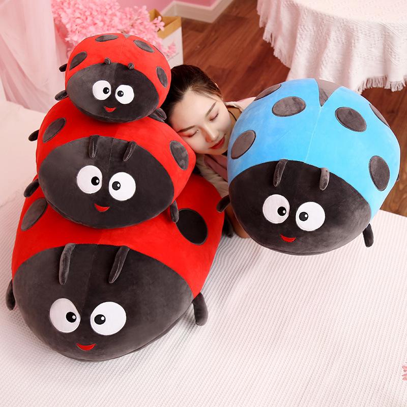 Simulated Bee Beetle Plush Toy Doll Cartoon Insect Ladybug Animal Children'S Early Education Doll