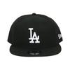 New Era Los Angeles Dodgers 9FIFTY Snapback Cap, Men's, Black and White, Baseball Cap [Parallel Import]