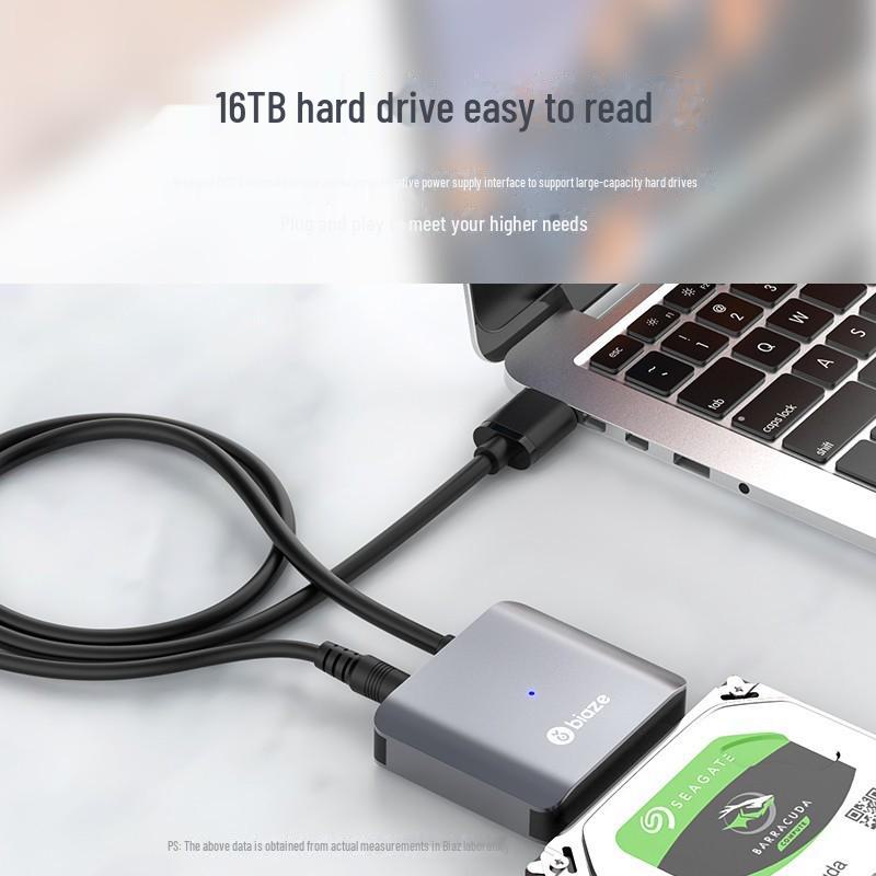 Biaz USB 3.0 To SATA Hard Drive Adapter Cable with Power for 2.5/3.5 Inch Disks
