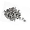 ACROPIX 100 PCS Gray Plastic Rivet Fastener Clips for Vehicles 6mm Hole Diameter