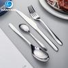 HANYANG Steak Knife and Fork Western Knife, Fork and Spoon Simple Wind Gold Stirring Spoon Western Tableware