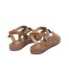 Fashion Roman Shoes Hollowed Out Beach Rhinestones with Open-toed Flat Sandals