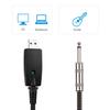 USB Guitar Andio Cable USB Male Interface To 6.35mm (1/4inch) Mono Electric Guitar Connection Cable