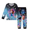 Children's Fashion Suit Skirt Round Neck Long Sleeve Top Pants