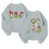 Children's Fashionable Lightweight Long-sleeved Round Neck Pullover With Pockets Printed Pullover