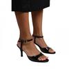 Womens/Ladies Alabama Ankle Strap Mid Heel High Heels