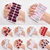 Girls Press On Nail Self Adhesive Nail Polish Strips Nail Art Decal Nail Stickers Full Nail Wraps