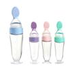 Baby Rice Cereal Spoon Feeding Bottle Baby Food Bowl Silicone Squeeze Rice Cereal Spoon Feeding Artifact Feeding Tool