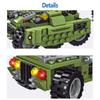 Domibro Military Building Blocks WW2 Tank Army Bricks Toys for Boys Birthday Gift