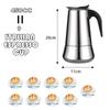 12/9/2Cup Moka Pot Caffe Machine Espresso Cups Coffee Makers Latte Percolator Stove Top Moka Coffee Maker Italian Coffee Machine