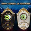 Halloween One-eyed Doorbell Decoration Ghost's Day Glowing Hanging Piece Whole Door Hanging