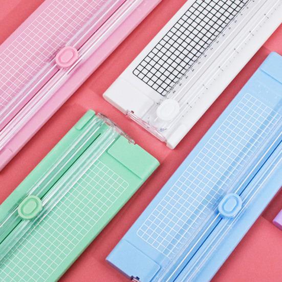 Paper Trimmer with Precise Graduation Portable Accurate A4 Two-way Cutting Scrapbook Trimmer