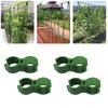 10Pcs Plastic Plant Fastener 360 Degree Swivel Universal Well Fixed Rust Resistant Gardening Clip for Garden