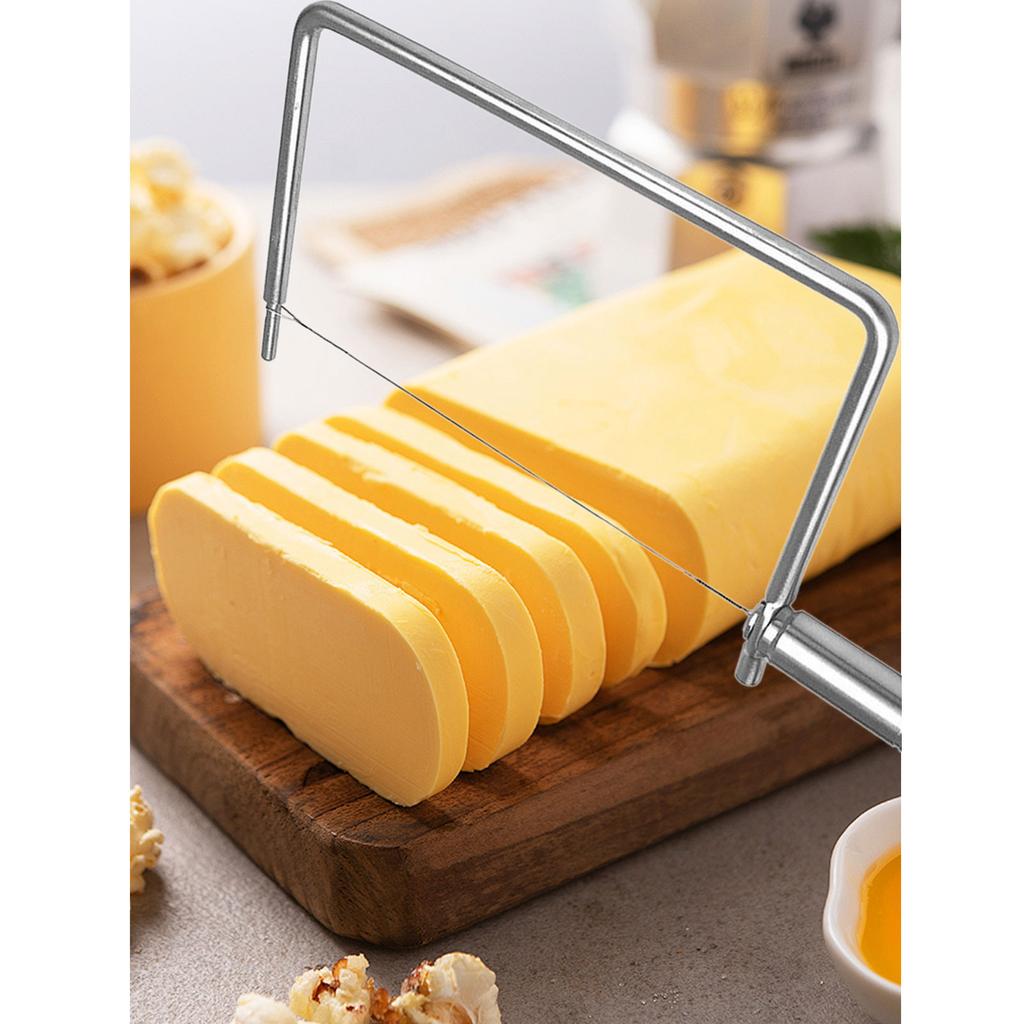 Efficient Cheese And Butter Slicer Multifunctional Cheese and Butter Slicer with Ergonomic Handle for Effortless Cutting