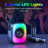 L7 BT Singing Speaker Kids and Adults Karaoke Machine with 2 Wireless Mics and LED Lights Portable