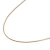 Goods K18 Necklace Venetian Chain Width 50cm Free Adjuster 18K 18K [Happy Shop] 0.6mm