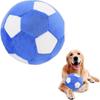 Interactive Dog Toys Soccer BallPlush Squeaky Dog Toys BallDog Puzzle Toys Football Indoor Outdoor Jolly Ball for Dogs,Dog Balls 7.1in/18cm