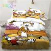 Cartoon Calvin Hobbes 3D Print Bedding Set Single Twin Full Queen King Size Bed Set Adult Kid Bedroom Bedding Gift
