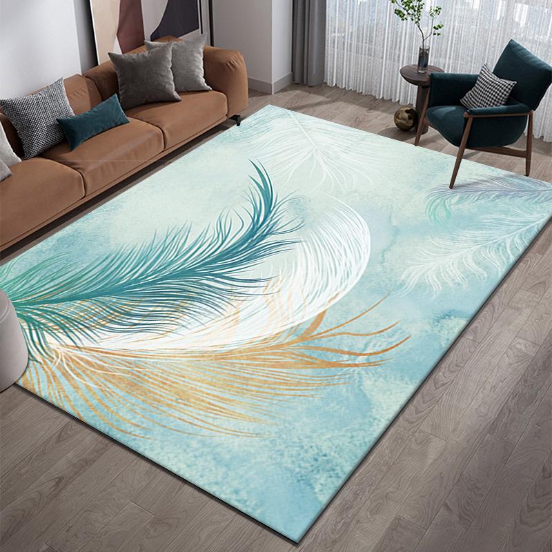 WTEMPO Printed Carpet Bedroom Carpet Living Room Sofa Coffee Table Carpet Bay Window Art Carpet