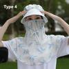 Full Face Neck Protection Sunscreen Cap Dust-proof Outdoor Sun Hat Outdoors Tea Picking Cap  Summer