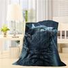 Cute Pet Cute Cat Blanket Fun Kitten Soft Flannel Blanket Modern Suitable for Home Air Conditioner Blanket