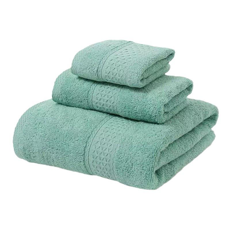 Long-staple Cotton Towel Bath Towel Square Towel Three Pieces Adult Towel Embroidery